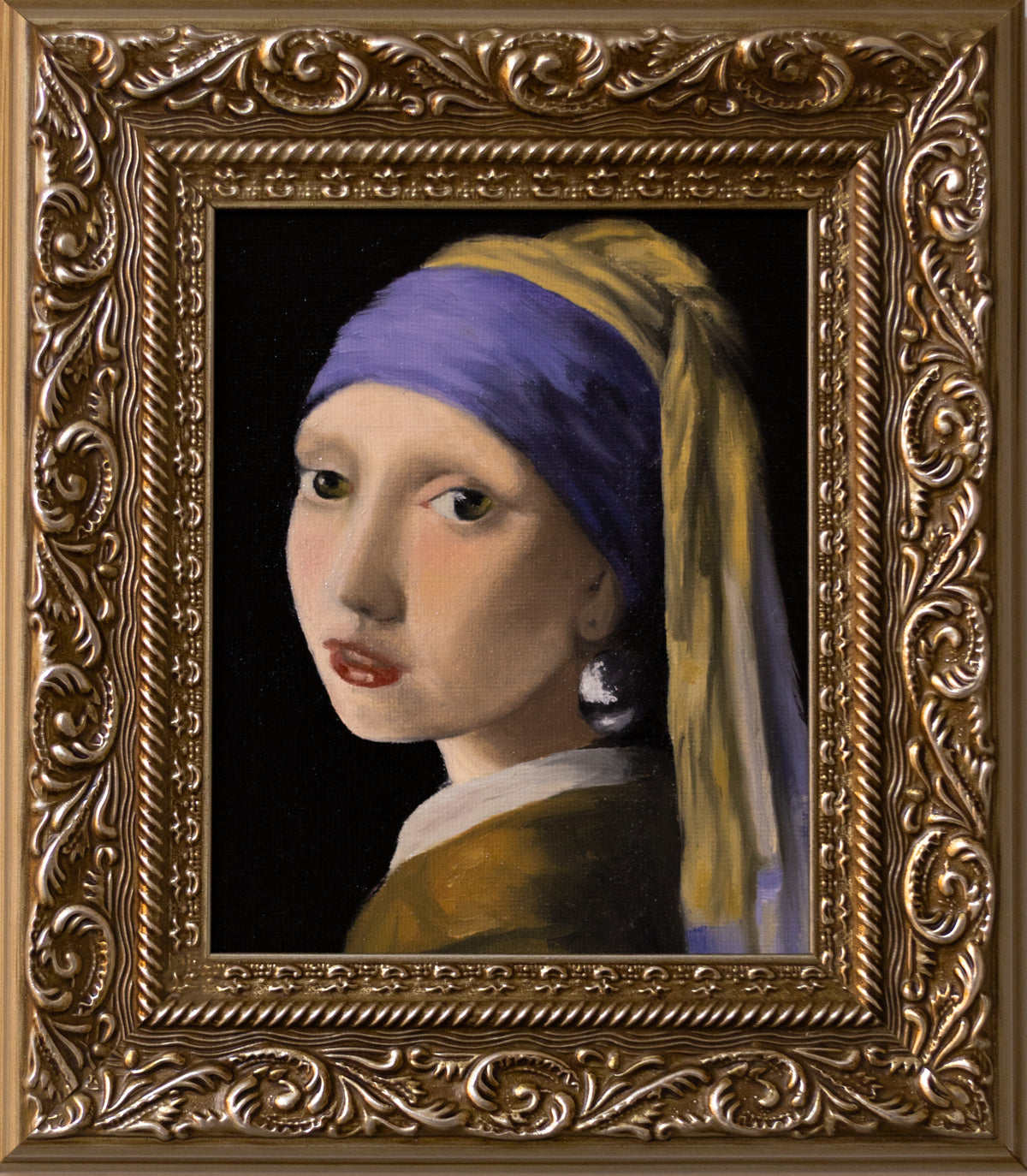 Releitura "La Jeune Fille à la Perle", de Jan Vermeer, 1655